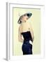 Retro Woman In Hat-NejroN Photo-Framed Photographic Print