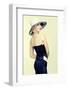Retro Woman In Hat-NejroN Photo-Framed Photographic Print