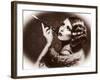 Retro Woman Portrait-Subbotina Anna-Framed Photographic Print