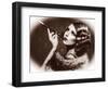 Retro Woman Portrait-Subbotina Anna-Framed Photographic Print