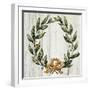 Retro Wreath-PI Studio-Framed Art Print