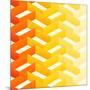 Retro Zigzag Pattern-vitavalka-Mounted Print