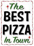 Best Pizza Wavy Border-Retroplanet-Giclee Print