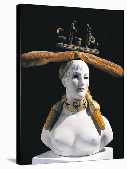 Retrospective Bust of Woman, 1933-Salvador Dalí-Stretched Canvas