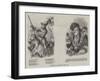 Retrospective Sketches from Life-null-Framed Giclee Print