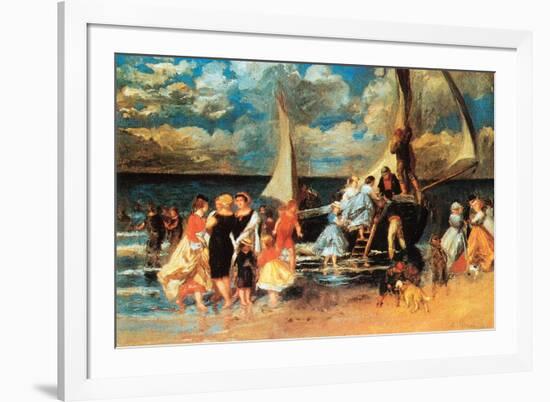 Return from a Boating Outing-Pierre-Auguste Renoir-Framed Art Print