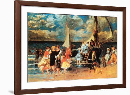 Return from a Boating Outing-Pierre-Auguste Renoir-Framed Art Print