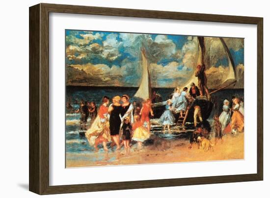 Return from a Boating Outing-Pierre-Auguste Renoir-Framed Art Print