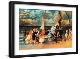 Return from a Boating Outing-Pierre-Auguste Renoir-Framed Art Print