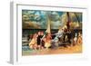 Return from a Boating Outing-Pierre-Auguste Renoir-Framed Art Print