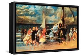 Return from a Boating Outing-Pierre-Auguste Renoir-Framed Stretched Canvas