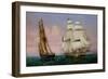 Return from Elba, circa 1852-Louis Garneray-Framed Giclee Print