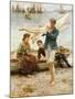 Return from Fishing, 1907-Henry Scott Tuke-Mounted Giclee Print