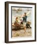 Return from Fishing, 1907-Henry Scott Tuke-Framed Giclee Print