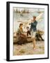 Return from Fishing, 1907-Henry Scott Tuke-Framed Giclee Print