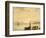 Return from Fishing with Setting Sun-Eugene Louis Boudin-Framed Giclee Print