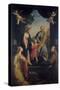 Return from Flight to Egypt with Sts. Catherine and Francis-Benedetto Marini-Stretched Canvas