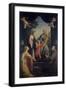 Return from Flight to Egypt with Sts. Catherine and Francis-Benedetto Marini-Framed Art Print