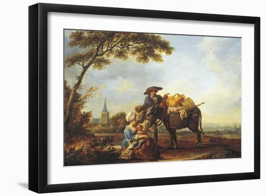 Return from Market, 1785-Louis Joseph Watteau-Framed Giclee Print