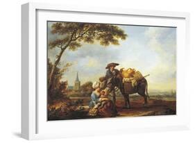 Return from Market, 1785-Louis Joseph Watteau-Framed Giclee Print