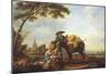 Return from Market, 1785-Louis Joseph Watteau-Mounted Giclee Print