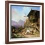 Return from the Bearhunting, 1839-Heinrich Bürkel-Framed Giclee Print