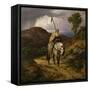 Return from the Crusade-Carl Friedrich Lessing-Framed Stretched Canvas