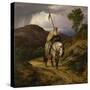 Return from the Crusade-Carl Friedrich Lessing-Stretched Canvas