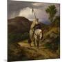 Return from the Crusade-Carl Friedrich Lessing-Mounted Giclee Print