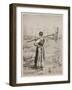 Return from the Fields (Retour Des Champs), 1878 (Etching)-Jules Bastien-Lepage-Framed Giclee Print