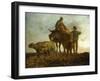 Return from the Fields-Jean-François Millet-Framed Giclee Print