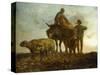 Return from the Fields-Jean-François Millet-Stretched Canvas