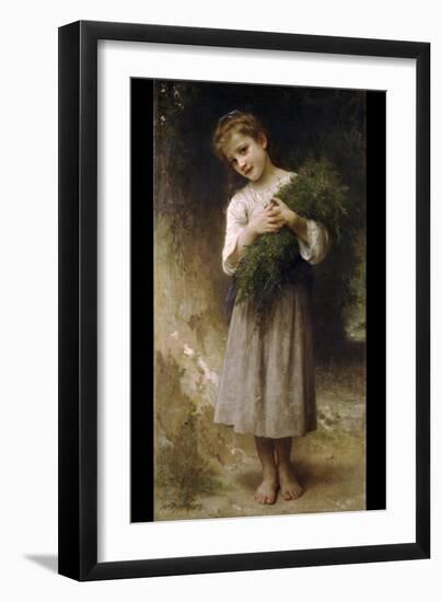 Return from the Fields-William Adolphe Bouguereau-Framed Art Print