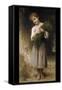 Return from the Fields-William Adolphe Bouguereau-Framed Stretched Canvas