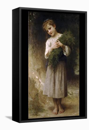 Return from the Fields-William Adolphe Bouguereau-Framed Stretched Canvas