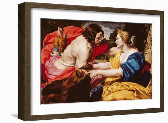 Return from the Hunt Or, Meleager and Atalanta-Abraham Janssens Van Nuyssen-Framed Giclee Print