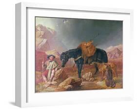 Return from the Hunt-John Frederick Herring I-Framed Giclee Print