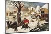 Return from the Inn-Pieter Brueghel the Younger-Mounted Giclee Print