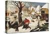 Return from the Inn-Pieter Brueghel the Younger-Stretched Canvas