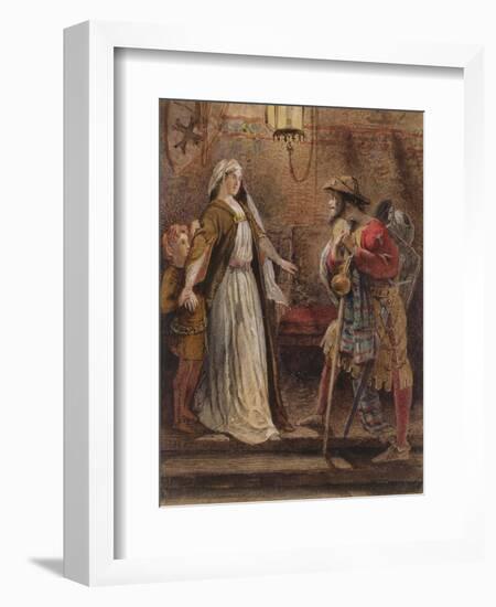 Return from the Long Crusade, 1861-William Bell Scott-Framed Giclee Print