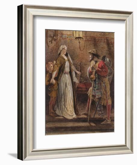 Return from the Long Crusade, 1861-William Bell Scott-Framed Giclee Print