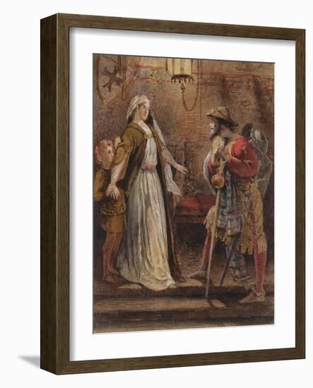 Return from the Long Crusade, 1861-William Bell Scott-Framed Giclee Print