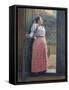 Return from the Market (Oil on Canvas)-Jules Ernest Renoux-Framed Stretched Canvas