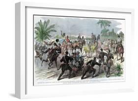 Return of a Foraging Party to Baton Rouge, Louisiana, American Civil War, C1862-JH Schell-Framed Giclee Print