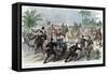 Return of a Foraging Party to Baton Rouge, Louisiana, American Civil War, C1862-JH Schell-Framed Stretched Canvas
