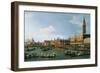 Return of Il Bucintoro on Ascension Day, 1745-1750-Canaletto-Framed Giclee Print