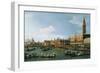 Return of Il Bucintoro on Ascension Day, 1745-1750-Canaletto-Framed Giclee Print