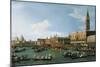 Return of Il Bucintoro on Ascension Day, 1745-1750-Canaletto-Mounted Giclee Print