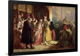 Return of Mary, Queen of Scots, to Edinburgh-James Drummond-Framed Premium Giclee Print