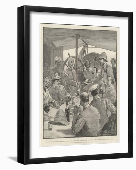 Return of Mr Stanley's Expedition-Thomas Walter Wilson-Framed Giclee Print